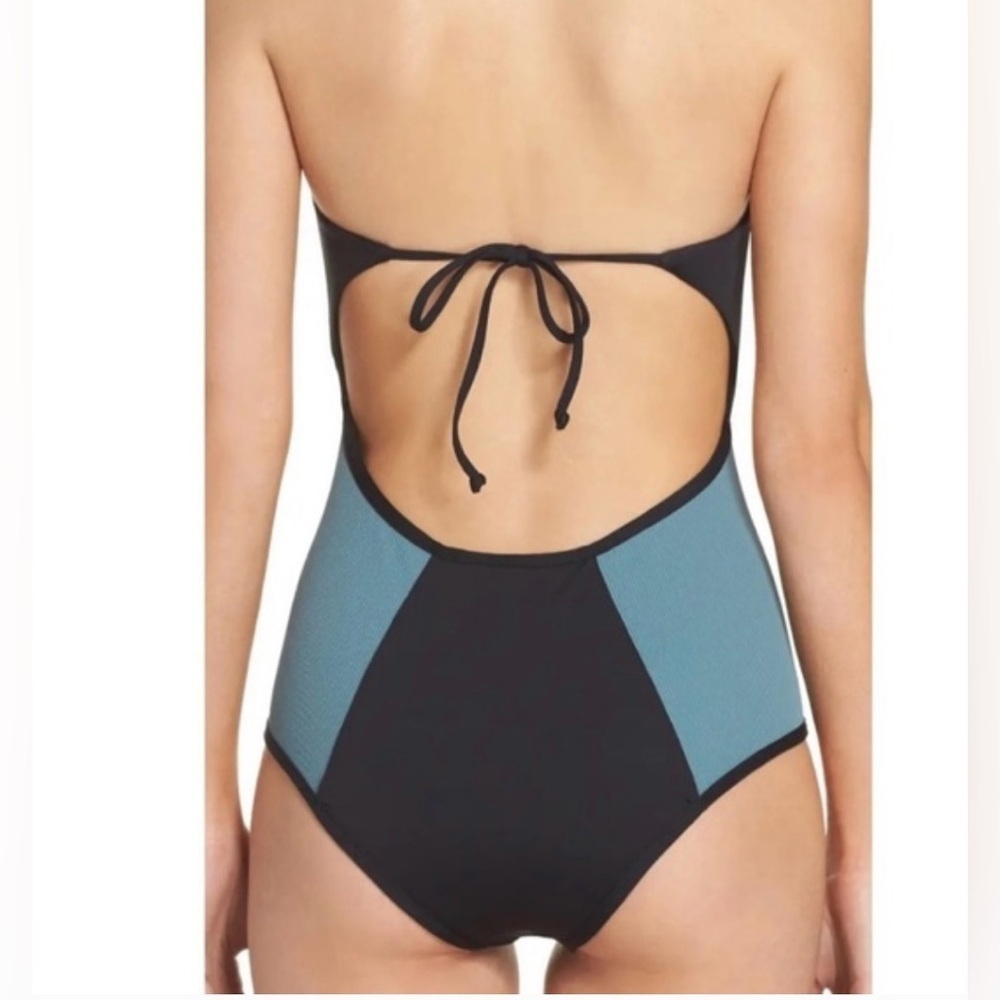 L*Space Fireside One Piece Swimsuit Size 12 In Black Beach - Picture 2 of 8